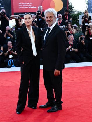 IPA88155582 - Venice, 83rd Venice International Film Festival 2026, Night 4 Red carpet for the film SuccederÃ Questa Notte. Pictured: Kasia Smutniak, Domenico Procacci  Copyright: xAlbertoxTerenghi PoolxPhotoxEvenx xPoolxPhotoxEventsx08x 88155582