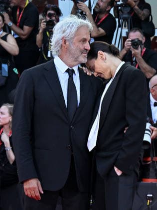 IPA88155613 - Venice, 83rd Venice International Film Festival 2026 - Night 4 - Red Carpet for the film It Will Happen Tonight - Pictured: Kasia Smutniak and Domenico Procacci  Copyright: xManuelexMangiarottix xPoolxPhotoxEventsx08x 88155613