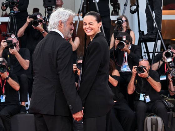 IPA88155619 - Venice, 83rd Venice International Film Festival 2026 - Night 4 - Red Carpet for the film It Will Happen Tonight - Pictured: Kasia Smutniak and Domenico Procacci  Copyright: xManuelexMangiarottix xPoolxPhotoxEventsx08x 88155619