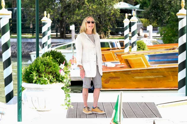 Mary Lambert arriving at the pier of the Hotel Excelsior at the 2026 Venice Biennale, 83rd Venice International Film Festival, Venice, September 5, 2026 Foto:xA.xM.xTinghinox xFuturexImagex lambert_6902