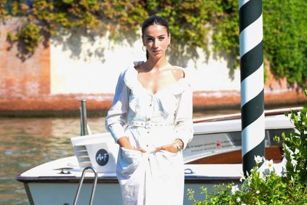 Esmeralda Pimentel arriving at the pier of the Hotel Excelsior at the 2026 Venice Biennale 83rd Venice International Film Festival Venice, September 5, 2026 Foto:xA.xM.xTinghinox xFuturexImagex pimentel_6904