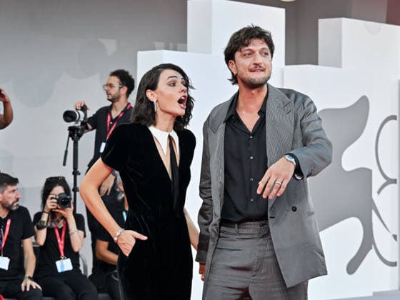 IPA88157620 - Venice, 83rd Venice International Film Festival 2026 - Night 4 - Red Carpet for the film SuccederÃ Questa Notte - Pictured: Andrea Lattanzi and Romana Maggiora Vergano  Copyright: xManuelexMangiarottix xPoolxPhotoxEventsx08x 88157620