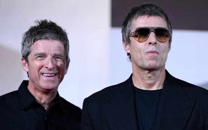 September 5, 2026, Venice, ITALY: Noel Gallagher (L) and Liam Gallagher (R) of the English rock band Oasis arrive for the premiere of Oasis: don™t look back in anger during the 83rd Venice Film Festival in Venice, Italy, 05 September 2026. The movie is presented out of competition at the festival running from 02 to 12 September 2026. ANSA ETTORE FERRARI. Venice ITALY  - ZUMAa110 20260905_zaf_a110_137 Copyright: xEttorexFerrarix