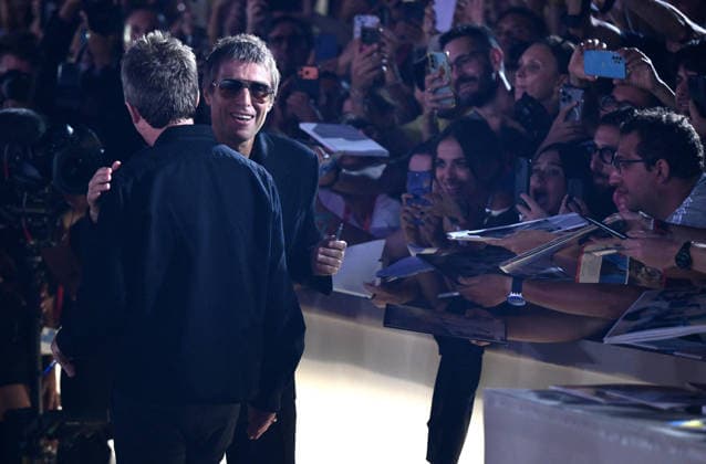 September 5, 2026, Venice, ITALY: Noel Gallagher (L) and Liam Gallagher (R) of the English rock band Oasis arrive for the premiere of Oasis: don™t look back in anger during the 83rd Venice Film Festival in Venice, Italy, 05 September 2026. The movie is presented out of competition at the festival running from 02 to 12 September 2026. ANSA ETTORE FERRARI. Venice ITALY  - ZUMAa110 20260905_zaf_a110_145 Copyright: xEttorexFerrarix