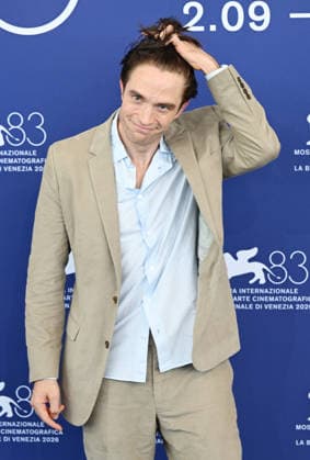 British actor Robert Pattinson attends a photo call for Primetime at the 83rd Venice Film Festival in Venice, Italy on Saturday, September 5, 2026.  VEN20260905150 RUNExHELLESTAD