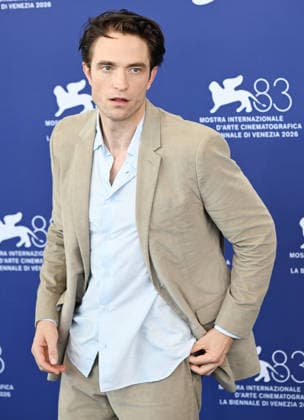 British actor Robert Pattinson attends a photo call for Primetime at the 83rd Venice Film Festival in Venice, Italy on Saturday, September 5, 2026.  VEN20260905151 RUNExHELLESTAD