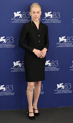 American singer actress Phoebe Bridgers attends a photo call for Primetime at the 83rd Venice Film Festival in Venice, Italy on Saturday, September 5, 2026.  VEN20260905152 RUNExHELLESTAD