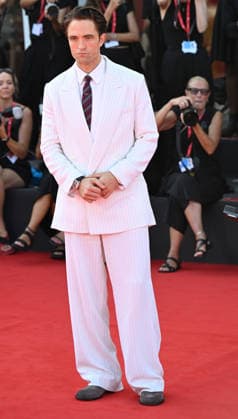 British actor Robert Pattinson attends the premiere of Primetime at the 83rd Venice Film Festival in Venice, Italy on Saturday, September 5, 2026.  VEN20260905161 RUNExHELLESTAD
