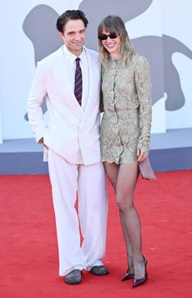 British actor Robert Pattinson and actress Suki Waterhouse attend the premiere of Primetime at the 83rd Venice Film Festival in Venice, Italy on Saturday, September 5, 2026.  VEN20260905169 RUNExHELLESTAD