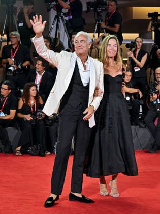 IPA88163775 - Venice, 83rd Venice International Film Festival 2026 - Night 4 - Red Carpet for Oasis: Don t Look Back in Anger Pictured: Daniel Frigo, Carie Karnezis  Copyright: xManuelexMangiarottix xPoolxPhotoxEventsx08x 88163775