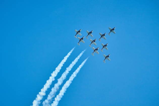 September 5, 2026, Toronto, On, Canada: The Canadian Forces Snowbirds perform during the Canadian International Air Show in Toronto, on Saturday, Sept. 5, 2026. Toronto Canada  - ZUMAc35_ 20260905_zaf_c35_047 Copyright: xSammyxKoganx