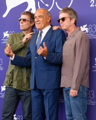 Liam Gallagher, Alberto Barbera, and Noel Gallagher attending the Oasis: Don t Look Back in Anger photocall during the 83rd Venice International Film Festival on September 5, 2026, in Venice, Italy. Lucia Sabatelli, Venice, Italy  Copyright: xLuciaxSabatellix xBestimagexLuciaxSabatellix xBestimagex