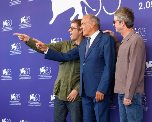 Liam Gallagher, Alberto Barbera, and Noel Gallagher attending the Oasis: Don t Look Back in Anger photocall during the 83rd Venice International Film Festival on September 5, 2026, in Venice, Italy. Lucia Sabatelli, Venice, Italy  Copyright: xLuciaxSabatellix xBestimagexLuciaxSabatellix xBestimagex