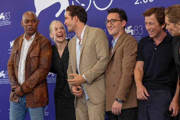 Bokeem Woodbine, Phoebe Bridgers, Robert Pattinson, Lance Oppenheim, Skyler Gisondo, and Merritt Wever attending the Primetime photocall during the 83rd Venice International Film Festival on September 5, 2026, in Venice, Italy. Lucia Sabatelli, Venice, Italy Copyright: xLuciaxSabatellix xBestimagexLuciaxSabatellix xBestimagex