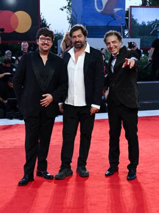 IPA88166755 - Venice, 83rd Venice International Film Festival 2026, Night 4 Red Carpet for the film *Kineo*. Pictured: Ricky Memphis, Francesco Apolloni, Christian Marazziti  Copyright: xAlbertoxTerenghi PoolxPhotoxEvenx xPoolxPhotoxEventsx08x 88166755
