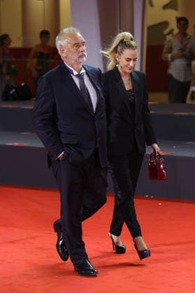 Venice 2026 Father Joe Screening NB Luc Besson, Sarah Saldmann attending the Father Joe Red carpet as part of the 83th Venice International Film Festival at the Lido in Venice, Italy on September 06, 2026. Photo by Nasser Berzane ABACAPRESS.COM Venice Italy  Copyright: xBerzanexNasser ABACAx