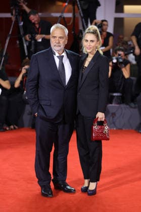 Venice 2026 Father Joe Screening NB Luc Besson, Sarah Saldmann attending the Father Joe Red carpet as part of the 83th Venice International Film Festival at the Lido in Venice, Italy on September 06, 2026. Photo by Nasser Berzane ABACAPRESS.COM Venice Italy  Copyright: xBerzanexNasser ABACAx