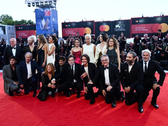 IPA88167525 - Venice, 83rd Venice International Film Festival 2026, Night 4 Red carpet for the film SuccederÃ Questa Notte. Pictured: the cast  Copyright: xAlbertoxTerenghi PoolxPhotoxEvenx xPoolxPhotoxEventsx08x 88167525