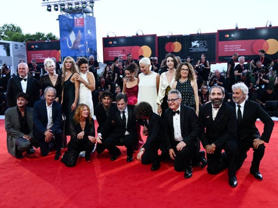 IPA88167526 - Venice, 83rd Venice International Film Festival 2026, Night 4 Red carpet for the film SuccederÃ Questa Notte. Pictured: the cast  Copyright: xAlbertoxTerenghi PoolxPhotoxEvenx xPoolxPhotoxEventsx08x 88167526