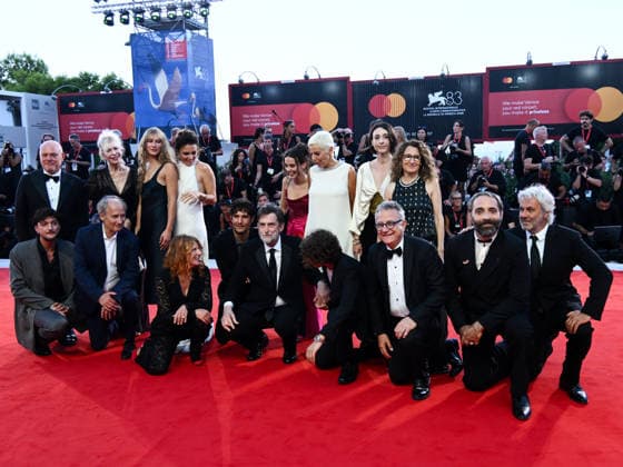 IPA88167527 - Venice, 83rd Venice International Film Festival 2026, Night 4 Red carpet for the film SuccederÃ Questa Notte. Pictured: the cast  Copyright: xAlbertoxTerenghi PoolxPhotoxEvenx xPoolxPhotoxEventsx08x 88167527