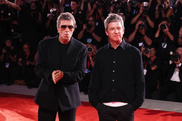 VENICE, ITALY - SEPTEMBER 05: Liam Gallagher and Noel Gallagher attend the Oasis: Don t Look Back in Anger Screening during the 83rd Venice International Film Festival at Sala Grande on September 05, 2026 in Venice, Italy. (Photo by Mark Cape Insidefoto) markxcape