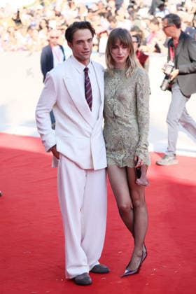 VENICE, ITALY - SEPTEMBER 05: Robert Pattinson and Suki Waterhouse attend the Primetime Screening during the 83rd Venice International Film Festival at Sala Grande on September 05, 2026 in Venice, Italy. (Photo by Mark Cape Insidefoto) markxcape