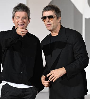 British musicians Noel Gallagher and Liam Gallagher attend the premiere of Oasis: Don t Look Back In Anger at the 83rd Venice Film Festival in Venice, Italy on Saturday, September 5, 2026.  VEN202609051104 RUNExHELLESTAD