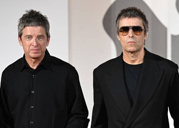 British musicians Noel Gallagher and Liam Gallagher attend the premiere of Oasis: Don t Look Back In Anger at the 83rd Venice Film Festival in Venice, Italy on Saturday, September 5, 2026.  VEN202609051107 RUNExHELLESTAD