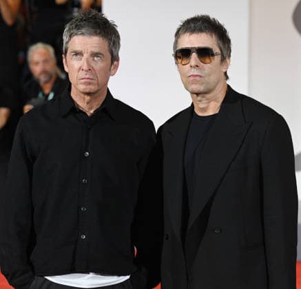 British musicians Noel Gallagher and Liam Gallagher attend the premiere of Oasis: Don t Look Back In Anger at the 83rd Venice Film Festival in Venice, Italy on Saturday, September 5, 2026.  VEN202609051109 RUNExHELLESTAD