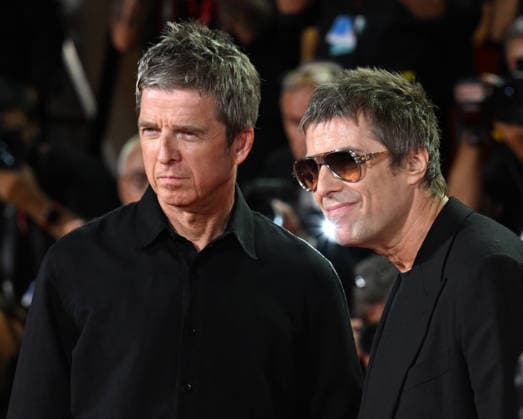 British musicians Noel Gallagher and Liam Gallagher attend the premiere of Oasis: Don t Look Back In Anger at the 83rd Venice Film Festival in Venice, Italy on Saturday, September 5, 2026.  VEN202609051111 RUNExHELLESTAD