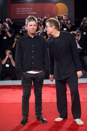 Liam Gallagher and Noel Gallagher attend the Oasis: Don t Look Back in Anger Screening during the 83rd Venice International Film Festival at Sala Grande on Saturday, September 5, 2026 in Venice, Italy.  VEN20260905220 RoccoxSpaziani