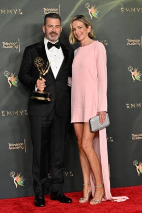 78th Emmy Awards Night 1 Jimmy Kimmel and Molly McNearney in the press room at the 78th Emmy Awards Nigh1, held at the Peacock Theatre in Los Angeles, Ca. on September 5, 2026. Los Angeles Peacock Theatre California USA Copyright: xStarbuck xAFF-USA.COMx