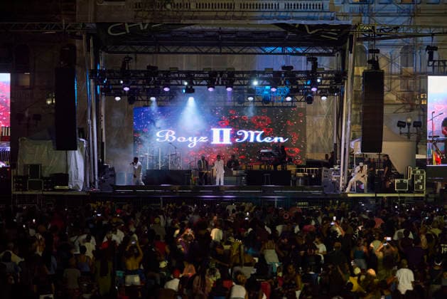 September 5, 2026, Baltimore, Baltimore, USA: R&B group Boys II perform in Baltimore, MD during the fifth Charm City Live, Sept. 5, 2026. Conceived by Baltimore Mayor Brandon Scott, the annual festival highlights the city s growth through music and arts, and celebrates its unique history and culture. Baltimore USA  - ZUMAg216 20260905_znp_g216_013 Copyright: xDominicxGwinnx