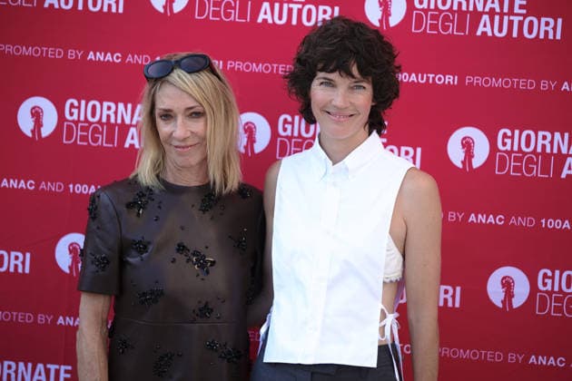 83rd Venice International Film Festival in Venice, Italy - 05 Sep 2026. Singer Kim Gordon and American dancer Celia Rowlson-Hall attend the photocall of the Miu Miu Women s Tales short films Discipline and Avec Kim during the 83rd Venice International Film Festival. Venice Italy Copyright: xMarcoxBaradax xSOPAxImagesx 20260905_PHOTOCALL MIU MIU RED CARPET PRIMETIME-2168