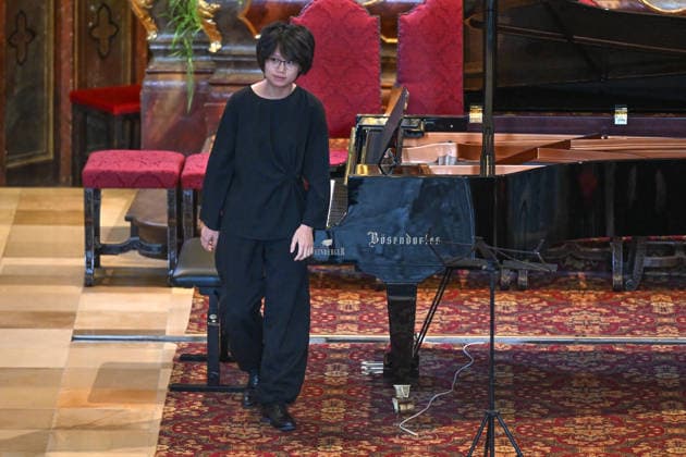 Sound of Sommerfrische concert featuring world-class musicians at the Traunkirchen parish church, as part of the Salzkammergut Festwochen Gmunden, photographed on September 5, 2026. The photo shows pianist Magdalene Ho at the 2026 Sound of Sommerfrische concert with world-class musicians at the Traunkirchen parish church, as part of the Salzkammergut Festival in Gmunden,