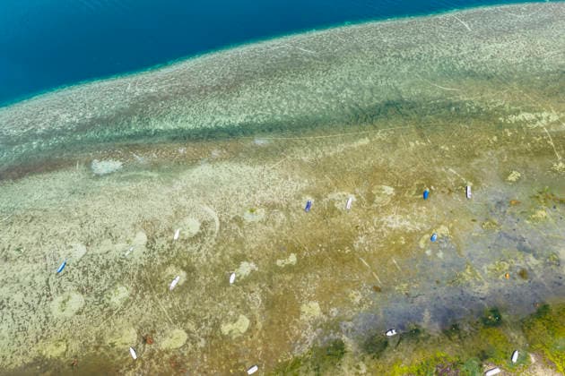 Lake Constance in Mannenbach Salenstein, Thurgau Canton, Switzerland. Following a summer with little rainfall, the lake’s water level is low. August 27, 2026, Mannenbach Salenstein, Thurgau Canton, Switzerland