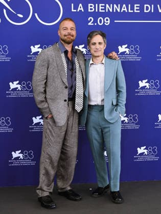 IPA88185757 - Venice, 83rd Venice International Film Festival 2026 - Day 5 - Hombre Al Agua photocall - Pictured: Ricky Martin, Gael Garcia Bernal  Copyright: xAlbertoxTerenghix xPoolxPhotoxEventsx08x 88185757