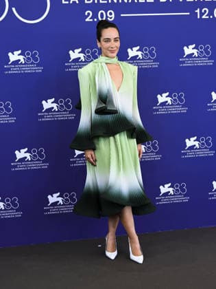 IPA88185797 - Venice, 83rd Venice International Film Festival 2026 - Day 5 - Hombre Al Agua photocall - Pictured: Esmeralda Pimentel  Copyright: xAlbertoxTerenghix xPoolxPhotoxEventsx08x 88185797