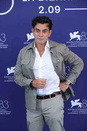 Venice 2026 Hombre Al Agua Photocall NB Jorge Salinas attending the Hombre Al Agua Photocall as part of the 83th Venice International Film Festival at the Lido in Venice, Italy on September 06, 2026. Photo by Nasser Berzane ABACAPRESS.COM Venice Italy  Copyright: xBerzanexNasser ABACAx