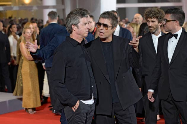 Noel Gallagher and Liam Gallagher at the premiere of the documentary *Oasis: Don t Look Back in Anger* at the 2023 Venice Biennale—the 83rd Venice International Film Festival—at the Palazzo del Cinema in Venice, September 5, 2026 Foto:xA.xM.xTinghinox xFuturexImagex oasis_6584