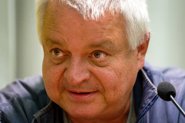 Literature, Art, Culture September 5, 2025, Potsdam, Villa Quandt, Brandenburg Literature Office, Potsdam Poetry Night, Ulf Stolterfoht is a German poet, Potsdam, Brandenburg, GER