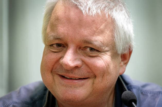 Literature, Art, Culture September 5, 2025, Potsdam, Villa Quandt, Brandenburg Literature Office, Potsdam Poetry Night, Ulf Stolterfoht is a German poet, Potsdam, Brandenburg, GER