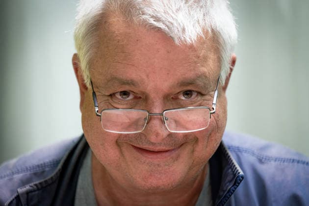Literature, Art, Culture September 5, 2025, Potsdam, Villa Quandt, Brandenburg Literary Office, Potsdam Poetry Night, Ulf Stolterfoht is a German poet, Potsdam, Brandenburg, GER
