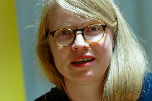 Literature, Art, Culture September 5, 2025, Potsdam, Villa Quandt, Brandenburg Literature Office, Potsdam Poetry Night, Nadja Küchenmeister, German poet and writer, Potsdam, Brandenburg, GER
