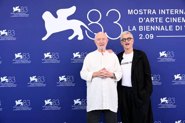 IPA88188259 - Venice, 83rd Venice International Film Festival 2026, Day 5 Film photocall: From Inside Out The Architecture of Peter Zumthor Pictured: Wim Wenders, Peter Zumthor  Copyright: xAlbertoxTerenghi PoolxPhotoxEventsx08x xPoolxPhotoxEventsx08x 88188259