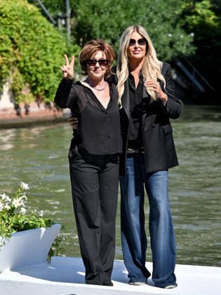IPA88186484 - Venice, 83rd Venice International Film Festival 2026 Day 5 Arrivals at the Excelsior Hotel™s pier Pictured: Monica Guerritore and Tiziana Rocca  Copyright: xSimonexComix xPoolxPhotoxEventsx08x 88186484