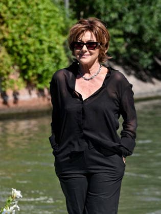IPA88186669 - Venice, 83rd Venice International Film Festival 2026 - Day 5 - Arrivals at the Excelsior Hotel™s pier - Pictured: Monica Guerritore  Copyright: xSimonexComix xPoolxPhotoxEventsx08x 88186669