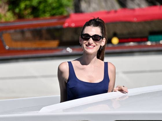 IPA88186677 - Venice, 83rd Venice International Film Festival 2026 - Day 5 - Arrivals at the Excelsior Hotel pier - Pictured: Pilar Fogliati  Copyright: xSimonexComix xPoolxPhotoxEventsx08x 88186677
