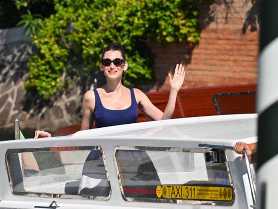 IPA88186848 - Venice, 83rd Venice International Film Festival 2026 Day 5 Arrivals at the Excelsior Hotel™s pier. Pictured: Pilar Fogliati  Copyright: xManuelexMangiarottix xPoolxPhotoxEventsx08x 88186848