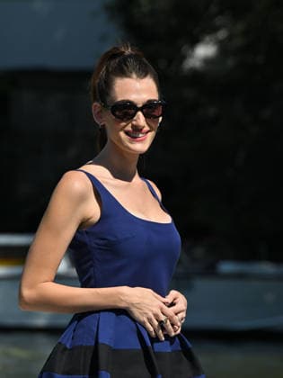 IPA88186871 - Venice, 83rd Venice International Film Festival 2026 Day 5 Arrivals at the Excelsior Hotel™s pier. Pictured: Pilar Fogliati  Copyright: xManuelexMangiarottix xPoolxPhotoxEventsx08x 88186871